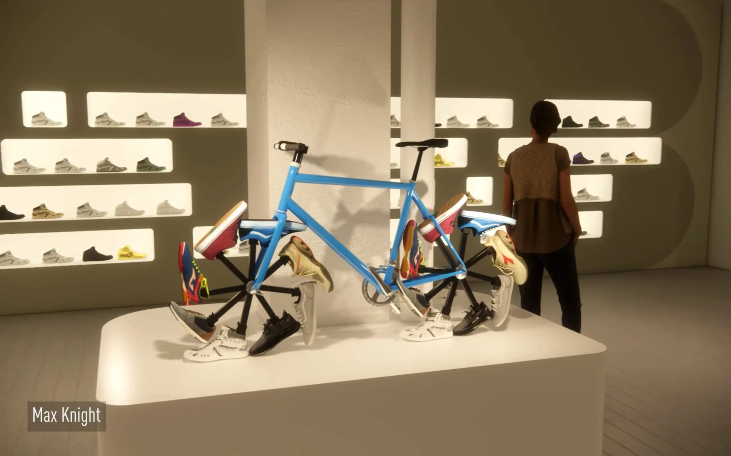 Scenographic render, Futurotextiles, Tripostal, Lille.