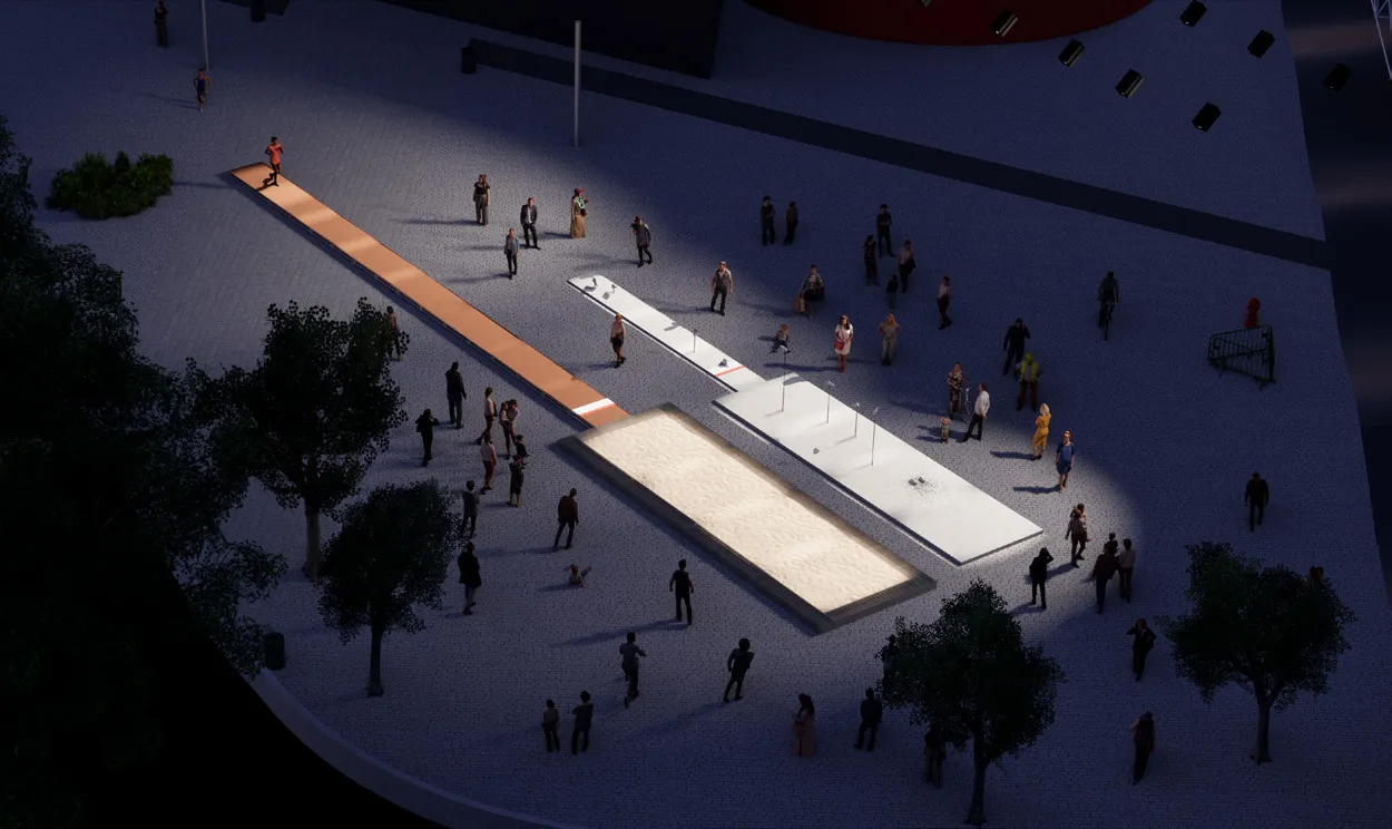 Nuit Blanche installation, Pierre Larauza.