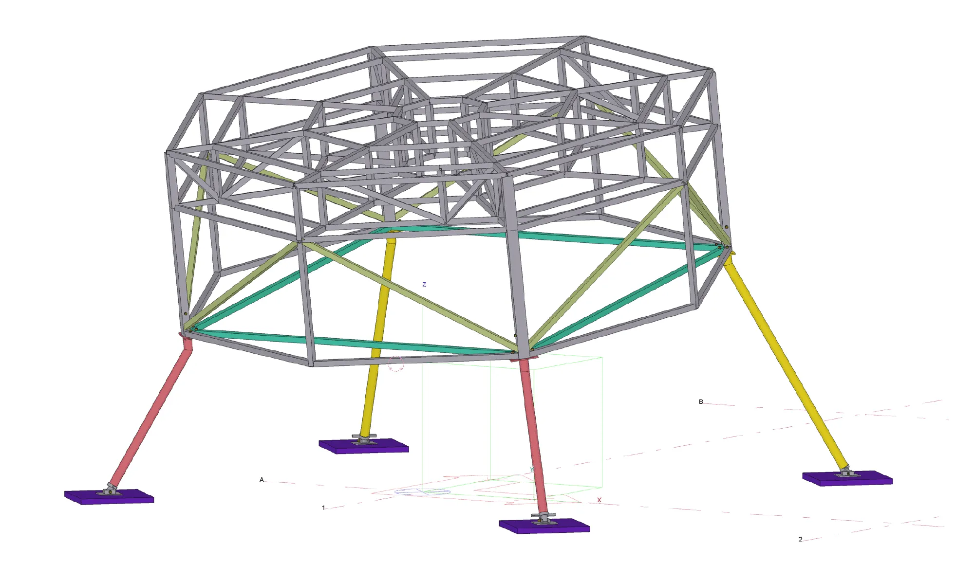 Implantation simulation, UFO by Ross Lovegrove, Tripostal de Lille.