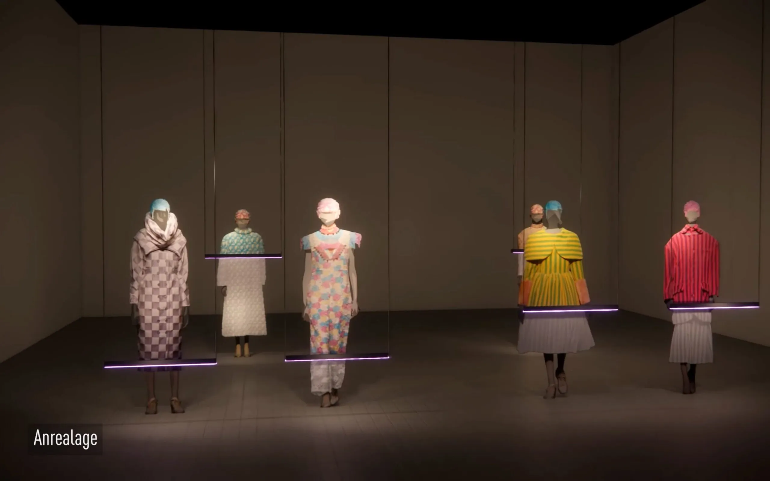 Scenographic render, Futurotextiles, Tripostal, Lille.