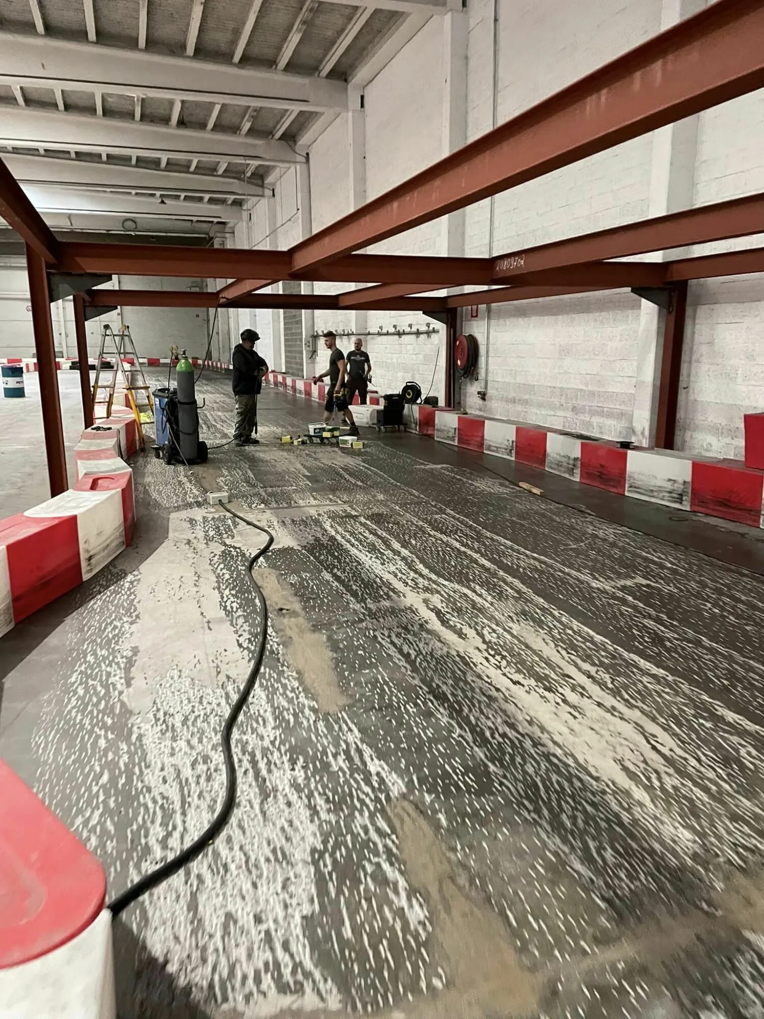 Overall view of the circuit, Green Power Kart, Charleroi.