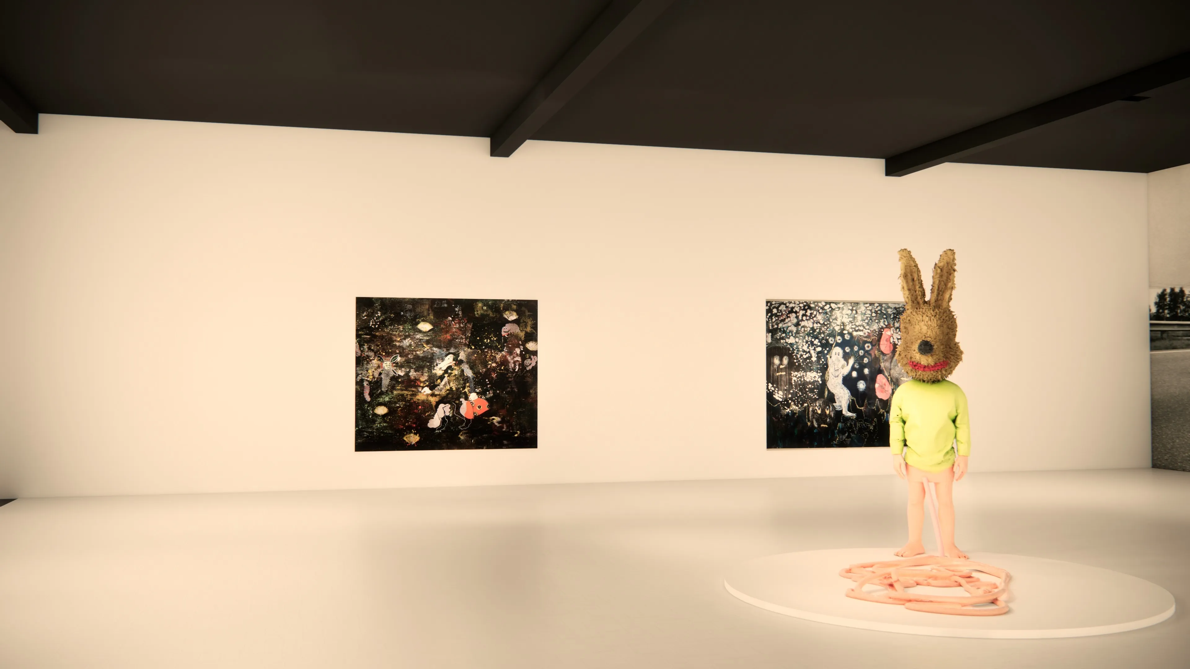 Scenographic rendering, Éclats du Rire !, Tripostal de Lille.