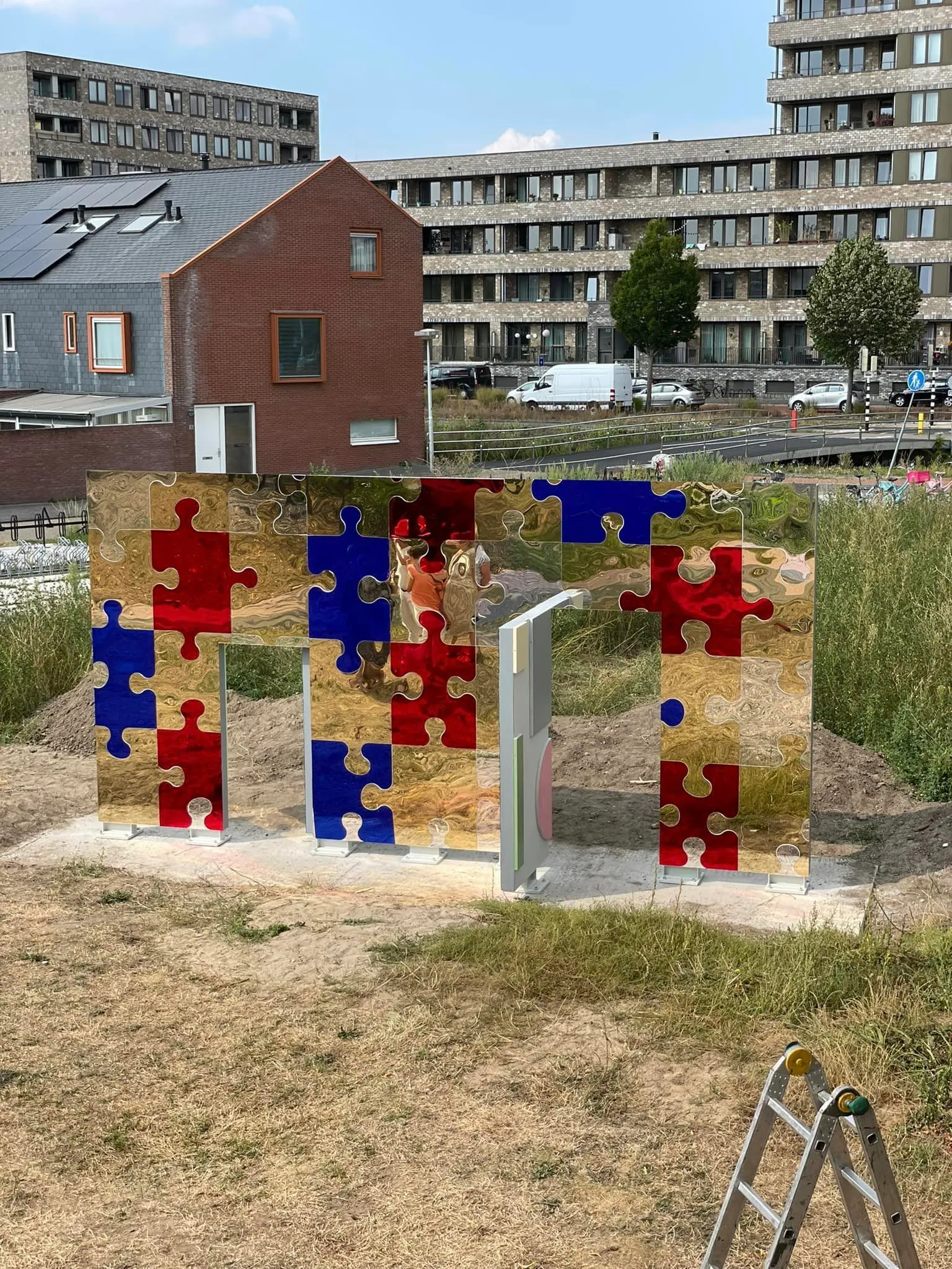 Permanent installation by Marin Kasimir, Utrecht.