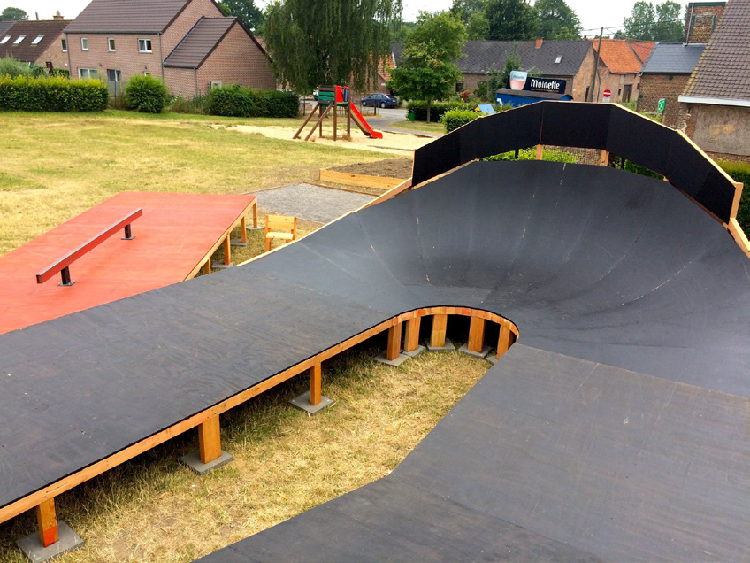 Skatepark PARTICIPATIF Leuze (Design structurel)